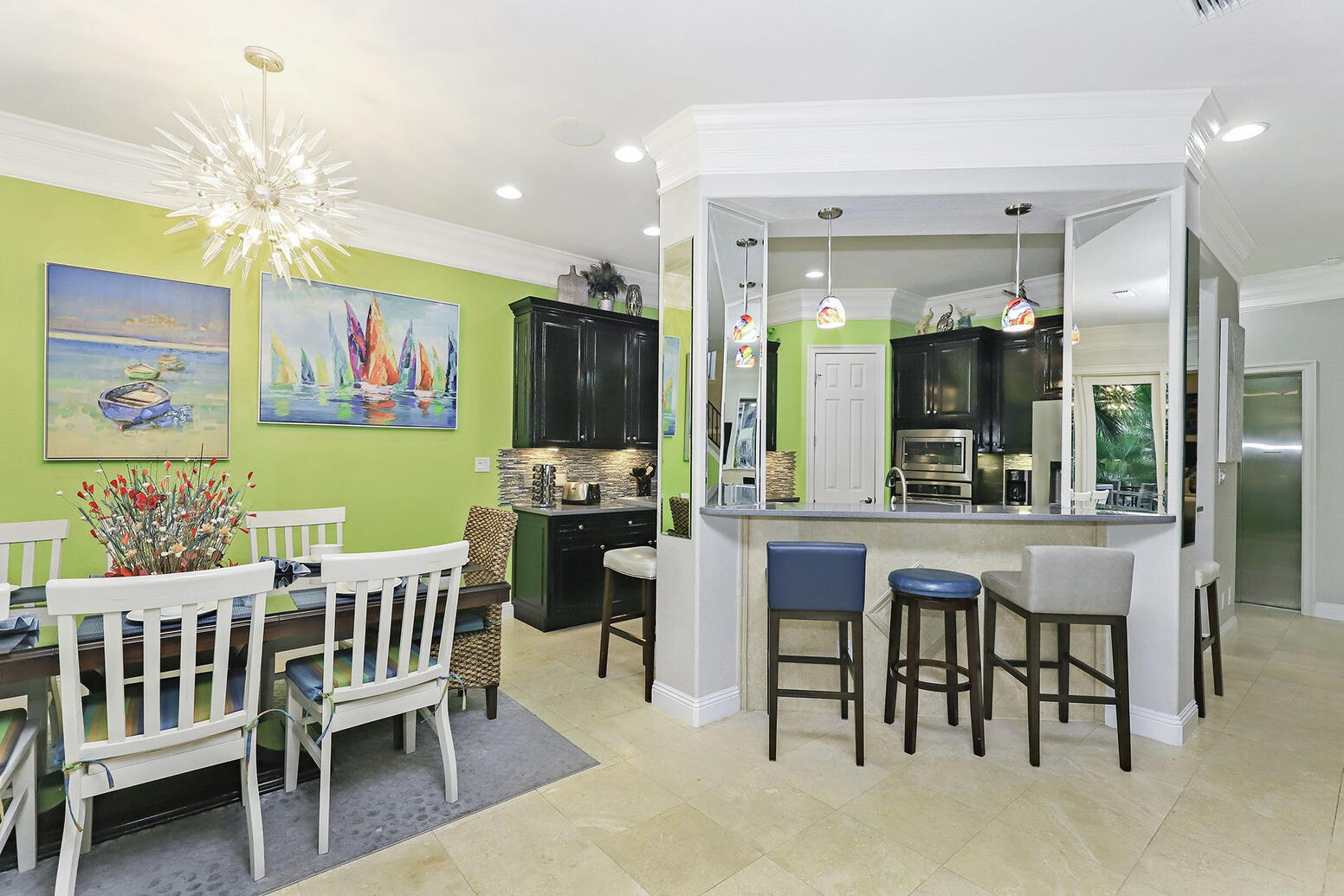 Dining and Kitchen View